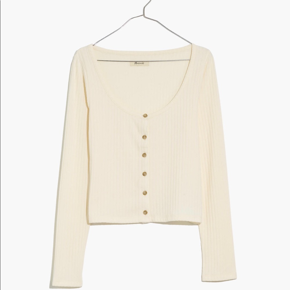 Madewell Women’s Cropped Cardigan Tee